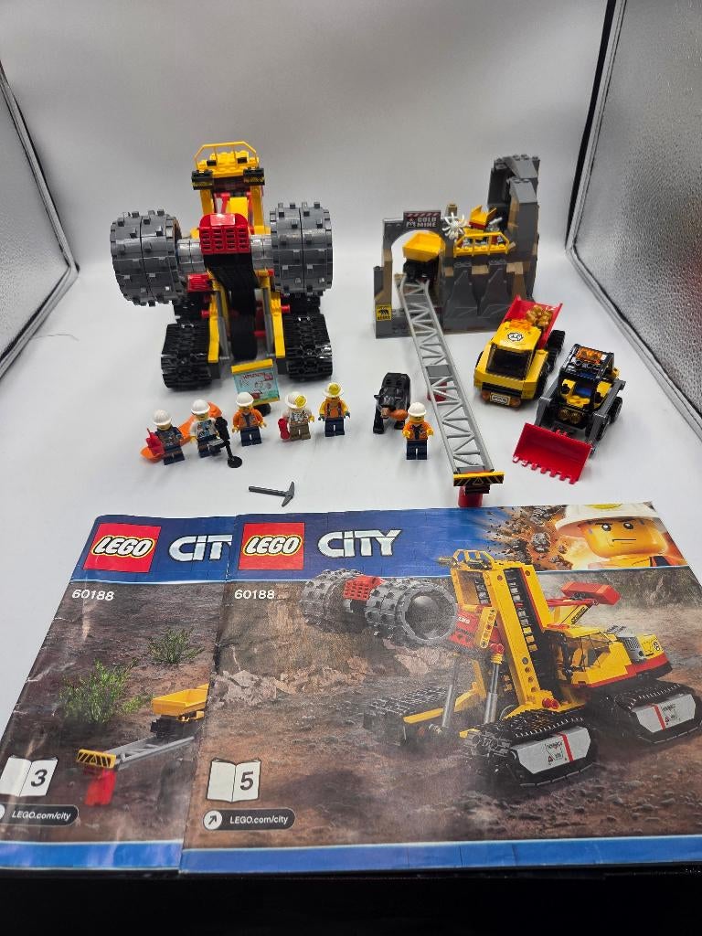 Lego City 60188 Site d'experts miniers, City, Lego, Ensemble complet, Comme neuf