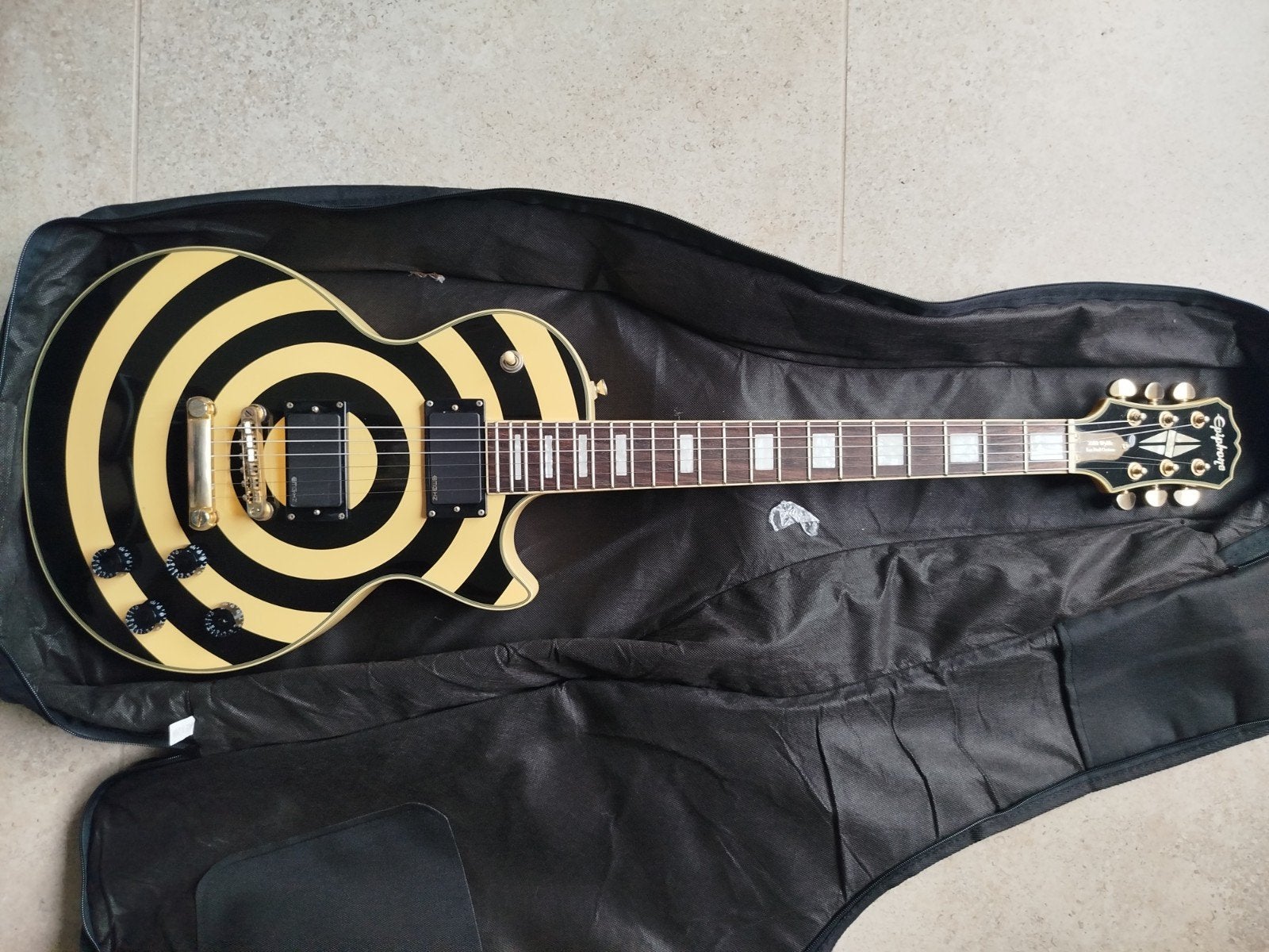 Epiphone zakk wylde les paul custom, Muziek en Instrumenten, Snaarinstrumenten | Gitaren | Akoestisch, Ophalen of Verzenden