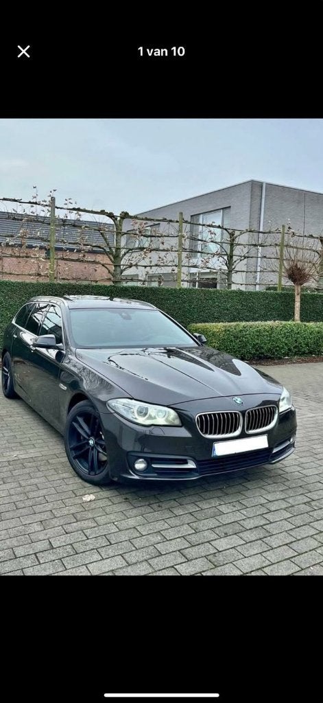 BMW 518d F11 model, Autos, Cuir, Cruise Control, Euro 6, Carnet d'entretien