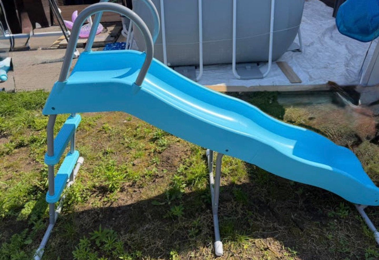 Glijbaan 80 cm plateauhoogte voor zwembad (nieuw), Ophalen, Nieuw, Jongen of Meisje