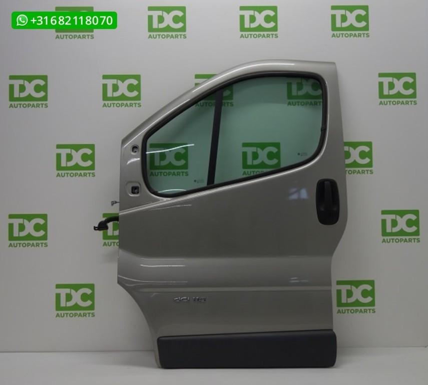 Opel Vivaro bestel A ('01-'14) Deur linksvoor Olijfgroen, Gebruikt, Deur, Ophalen of Verzenden, Opel