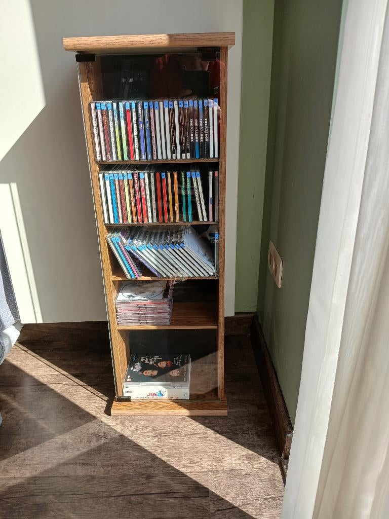 CD Meubel, Ophalen, Minder dan 50 cm, Gebruikt, Glas
