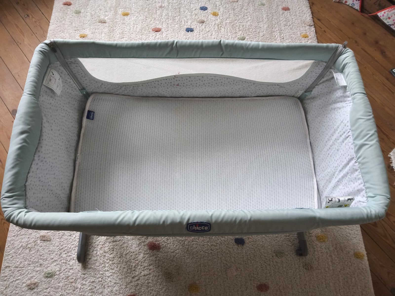 Co-sleeper Chicco, Enlèvement