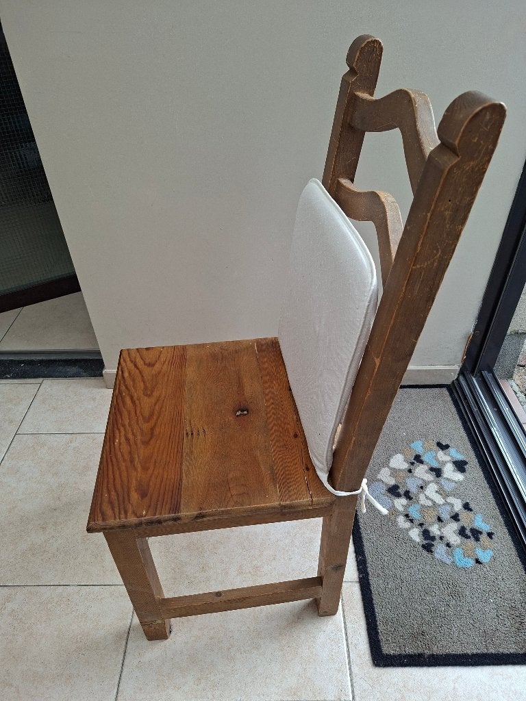 Houten stoelen, Comme neuf, Enlèvement, Bois, Quatre