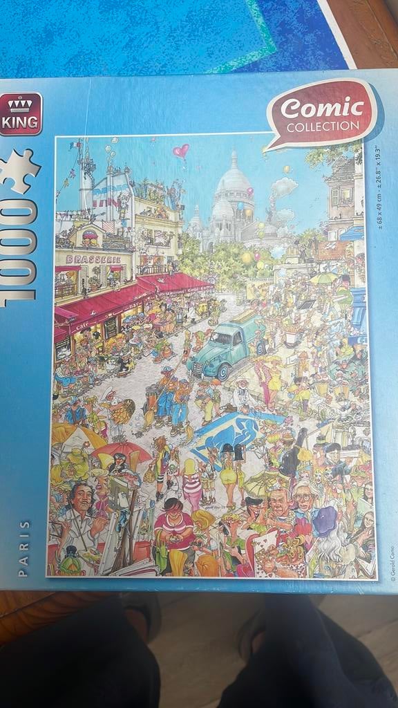 King comic puzzel ‘ Paris ‘ 1000 st, Enlèvement ou Envoi, Comme neuf