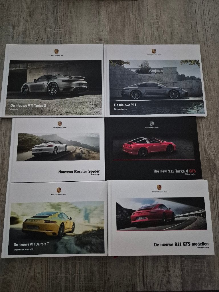 Porsche 911 , spyder , gts , turbo brochure, Ophalen of Verzenden, Zo goed als nieuw, Porsche
