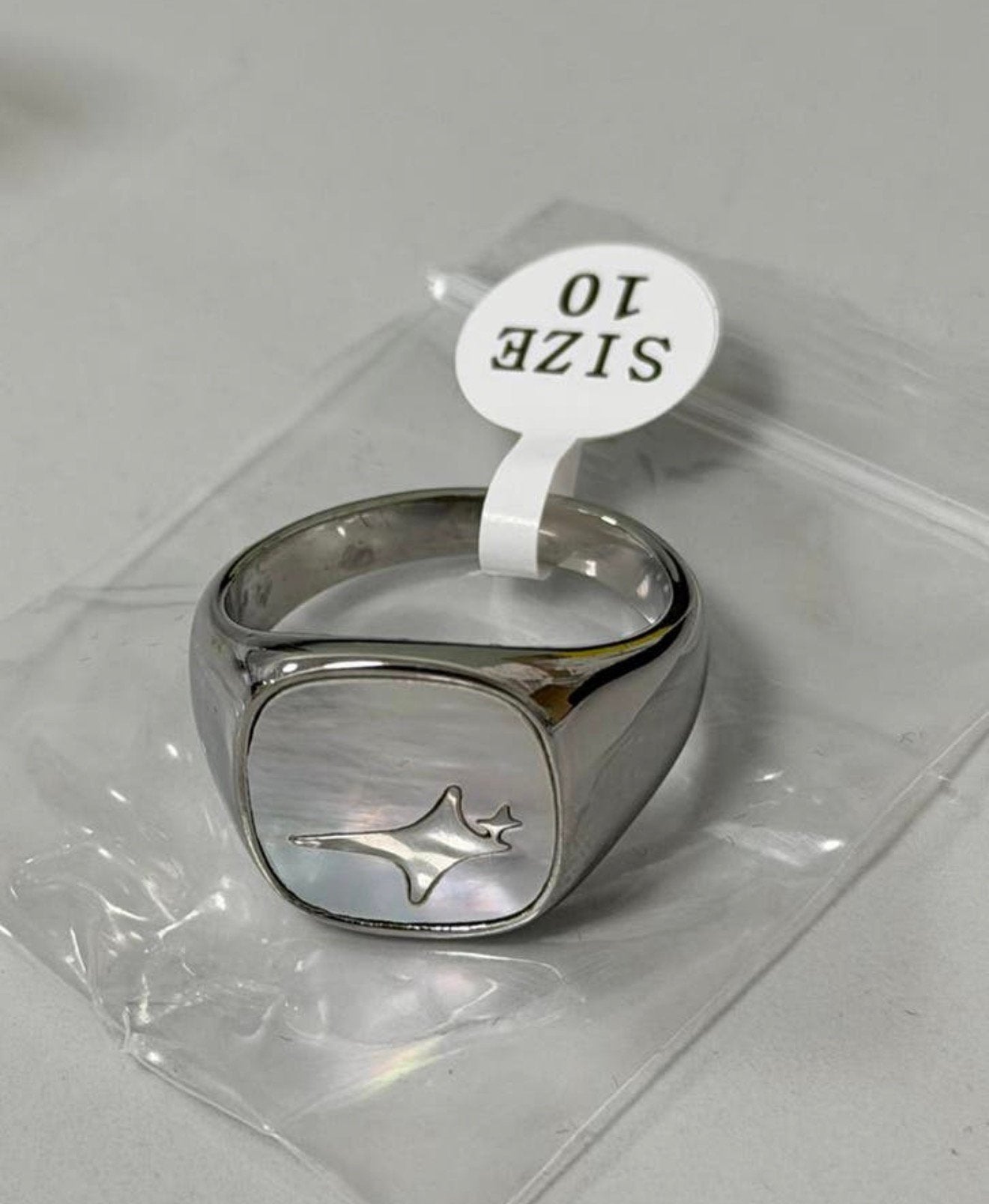 Bague en perles Make It Shine Raw Ring 10 % argentée, Bijoux, Sacs & Beauté, Bagues, Neuf, Femme ou Homme, 19 à 20, Argent, Fer ou Acier