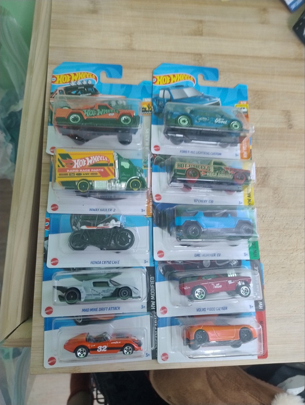 hot Wheels en Matchbox, Ophalen