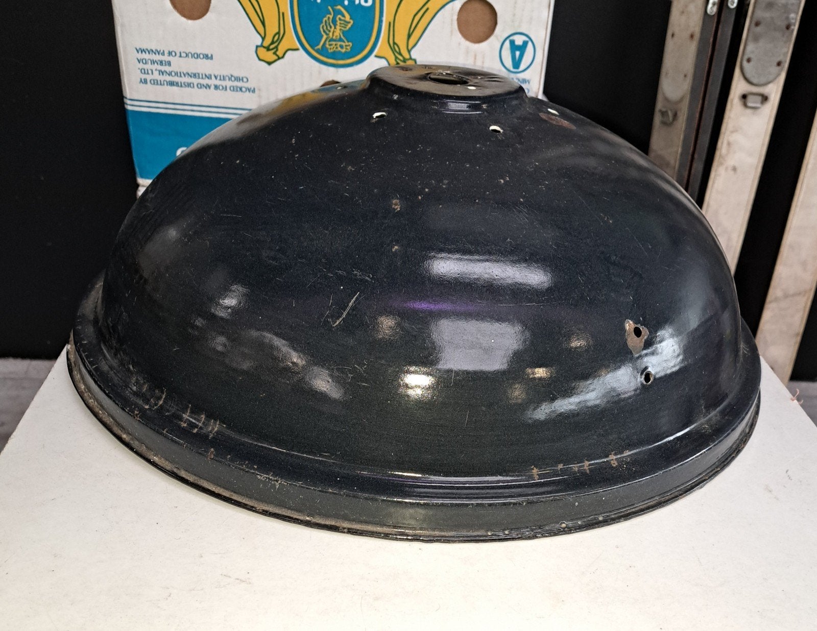 Lamp lampen emaille lampenkap, Verzenden