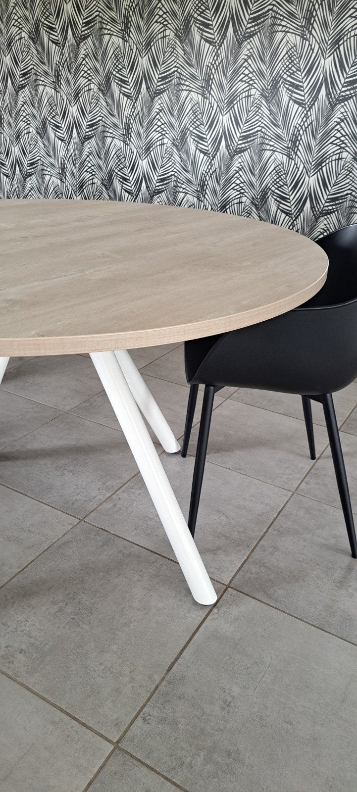 Ronde eettafel licht eik 120cm, Ophalen