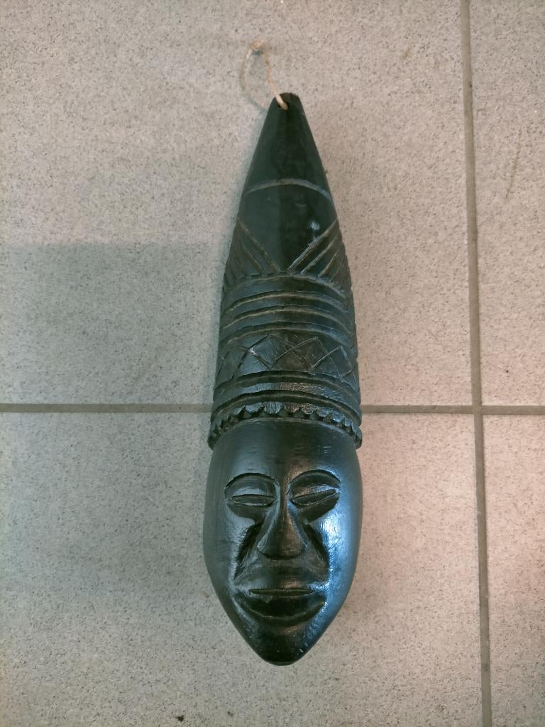 Masque tribal africain vintage année 1950., Antiquités & Art, Enlèvement