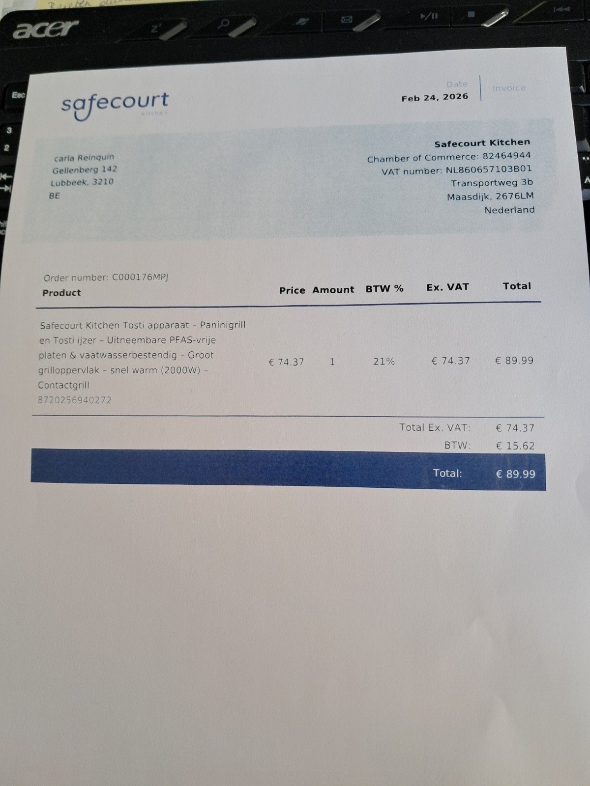 contactgrill, Ophalen, Nieuw