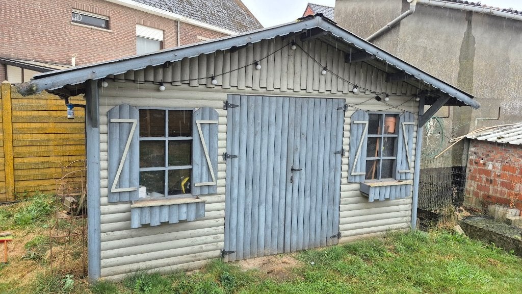 Tuinhuis 3m x 4m, 250 à 300 cm, 2 fenêtres, Utilisé, Abri de jardin