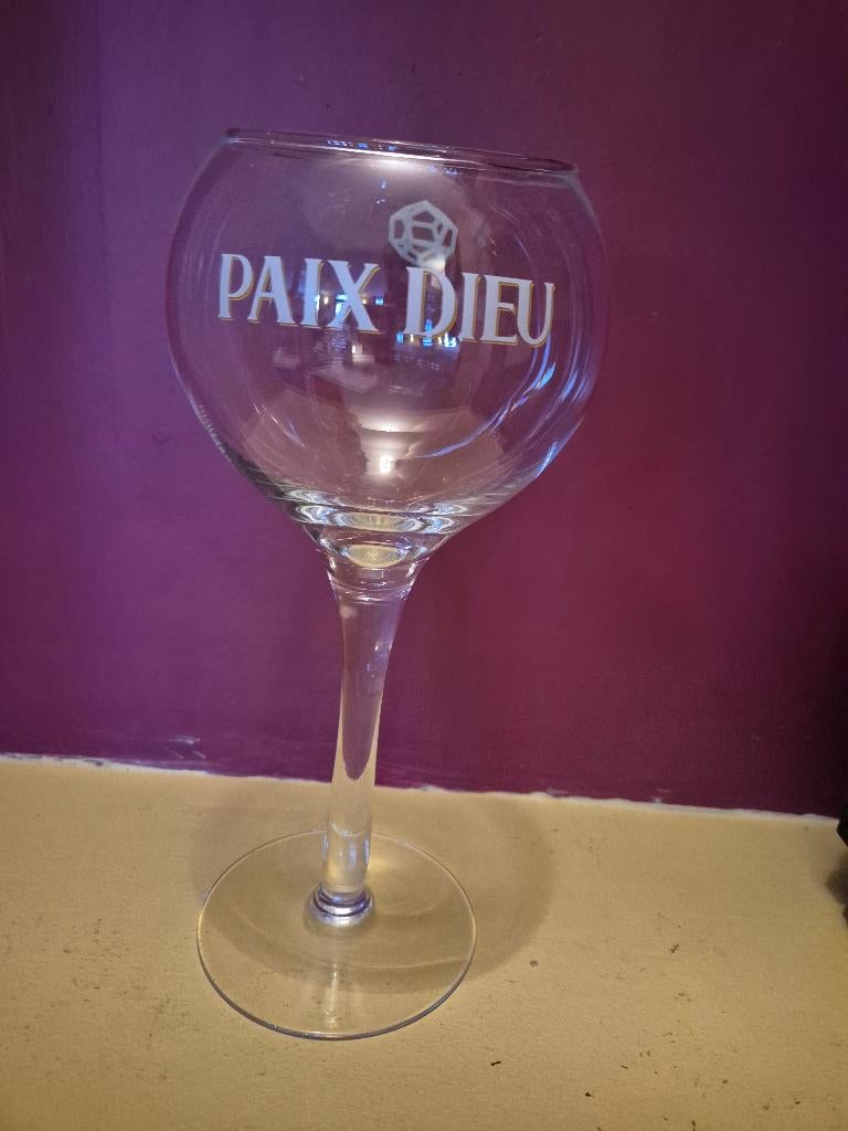 Verre paix dieu 50cl, Ophalen, Nieuw, Glas of Glazen, Overige merken