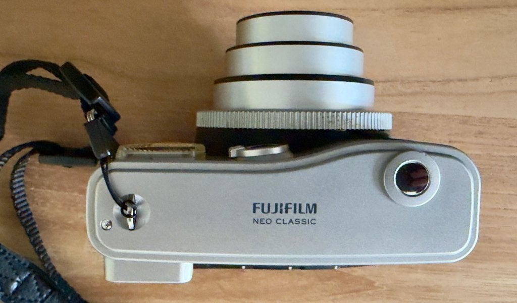 Fuji Instax Mini 90 Neo Classic, filmcartridge, beschermhoes, Ophalen, Zo goed als nieuw, Polaroid, Fuji