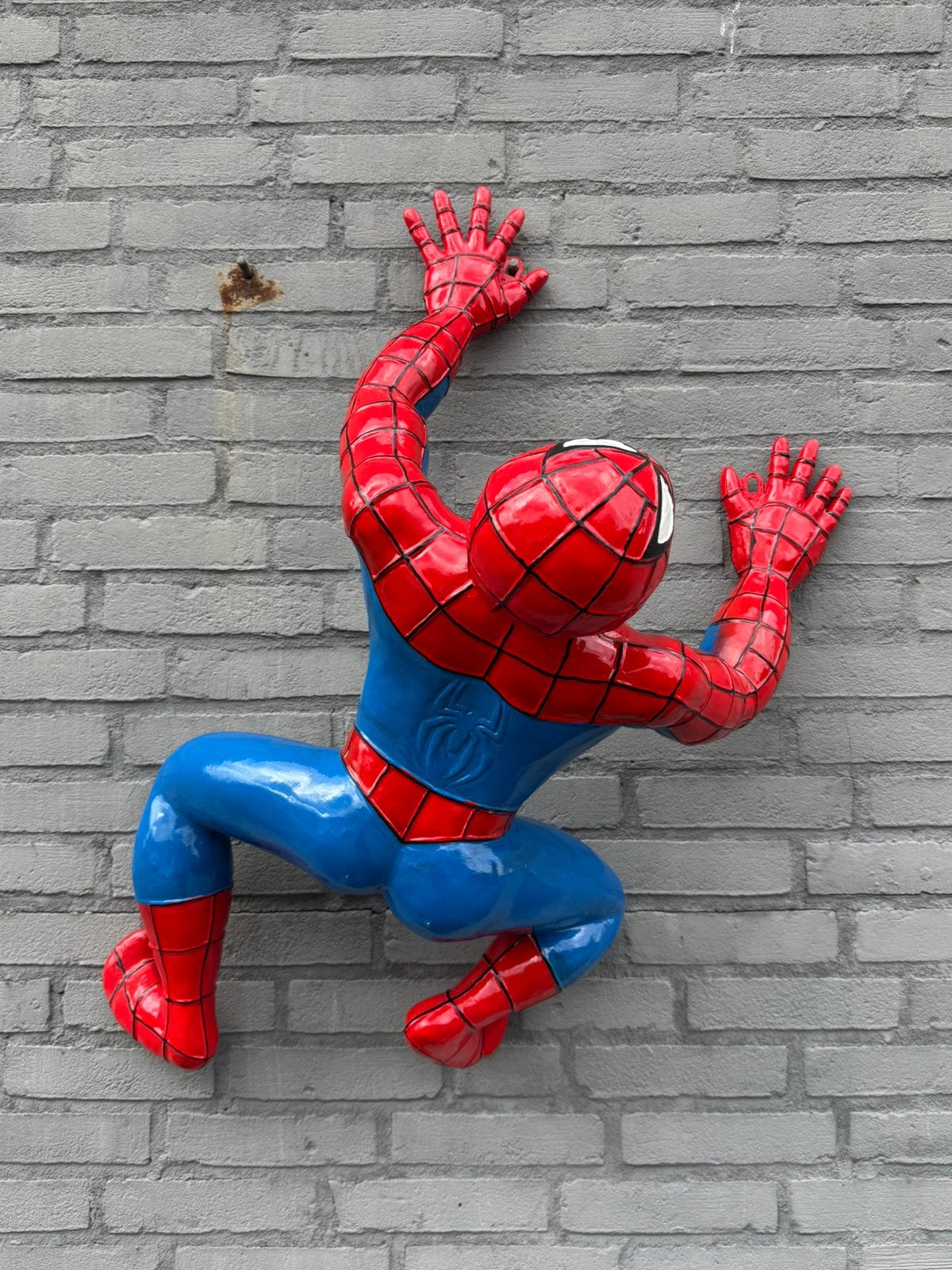 Gaaf klimmende Spiderman beeld, Ophalen, Zo goed als nieuw, Fantasy