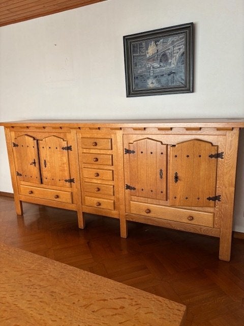 salle à manger rustique, Enlèvement, Comme neuf, Rustiek, 4 à 6 chaises
