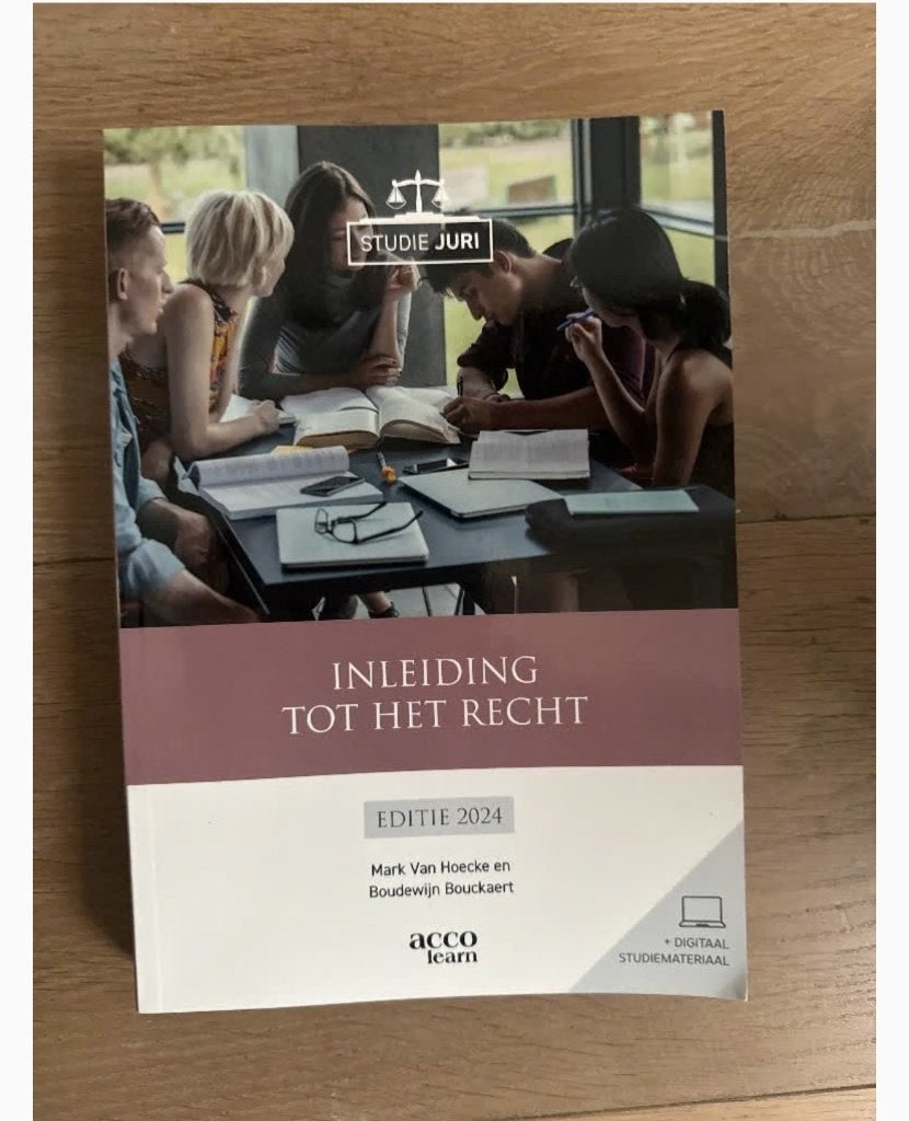 Inleiding tot het recht KDG, Boeken, Ophalen of Verzenden, Nieuw, Hoger Onderwijs, Mark Van Hoecke; Boudewijn Bouckaert