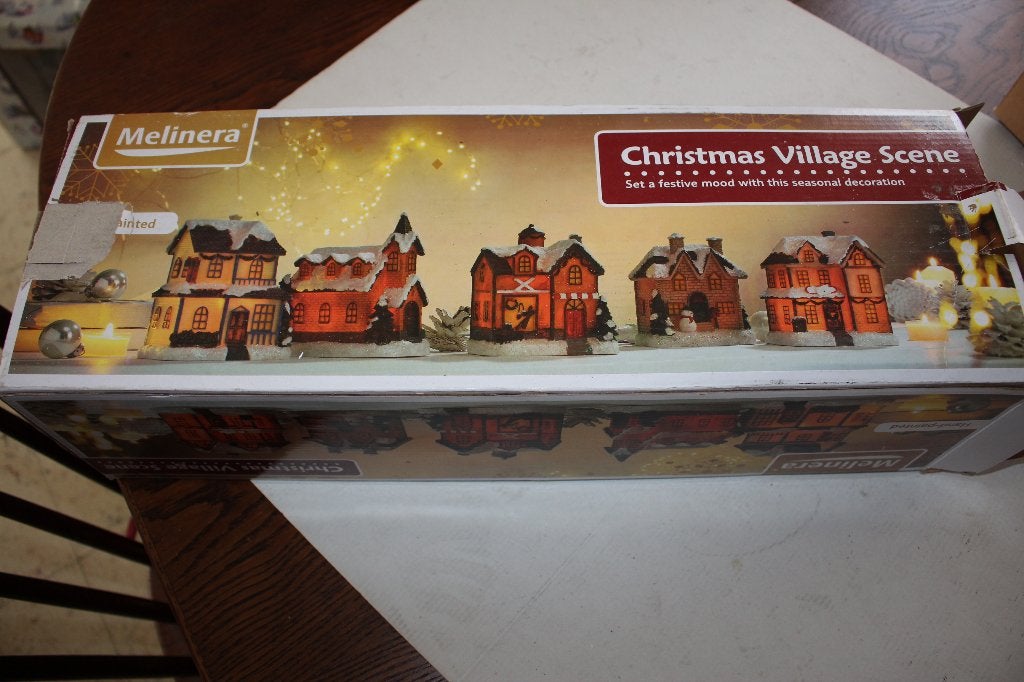 Kerstdorp scene, Ophalen, Gebruikt
