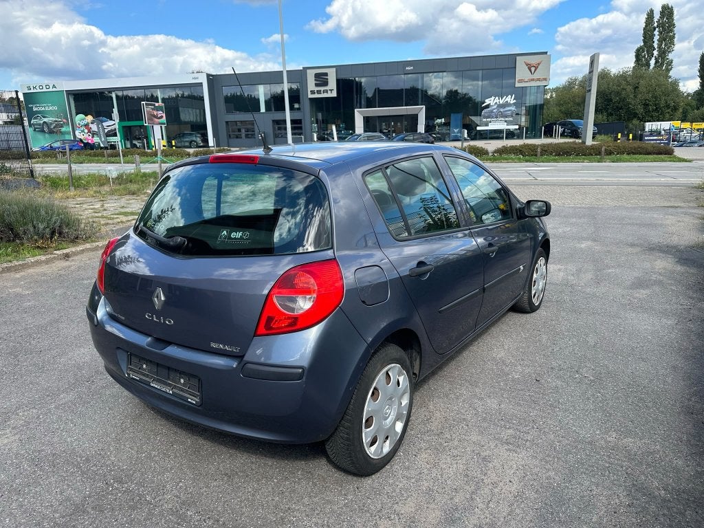 RENAULT CLIO • 1.2 ESSENCE • EURO 4 •, Auto's, Stof, Zwart, Blauw, 48 kW