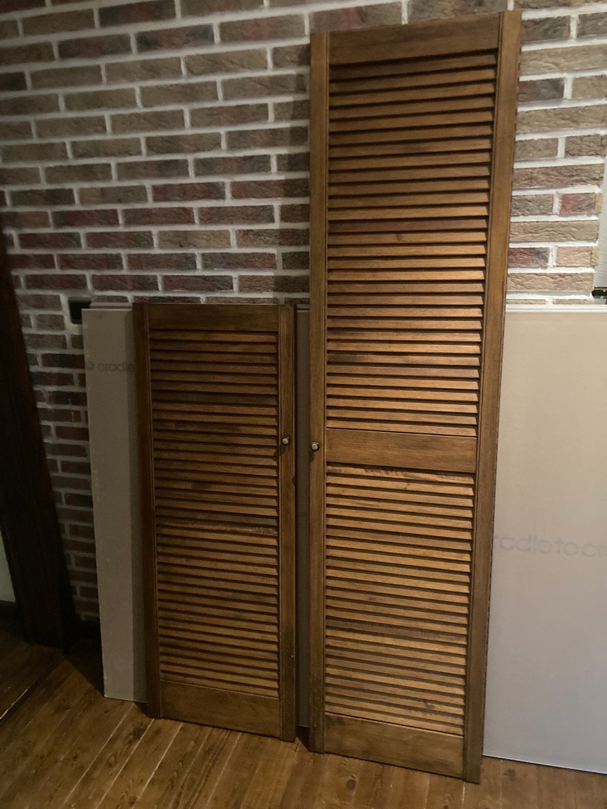 Louvre deuren, Ophalen, Gebruikt, Minder dan 80 cm, Binnendeur