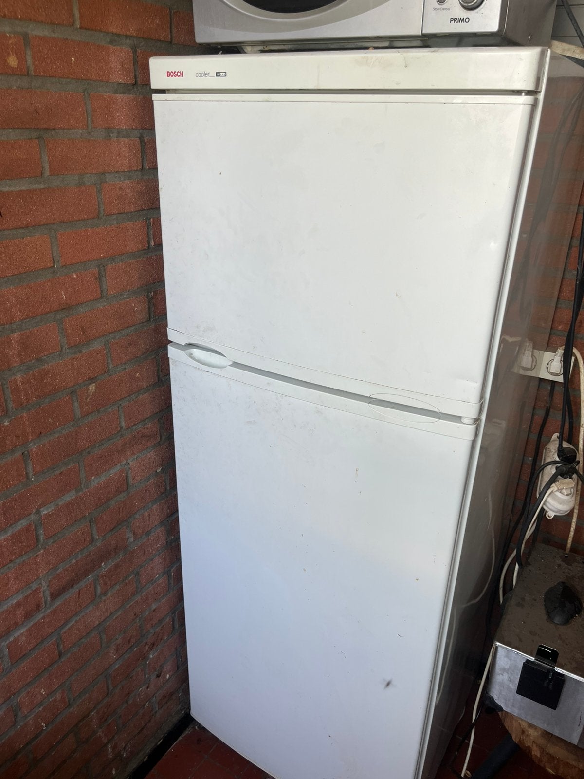 Bosch ijskast met vriezer 160cm  hoog goeie staat potk, Ophalen, Zo goed als nieuw