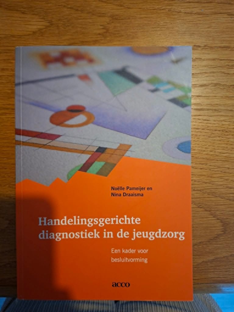 Boek 'Handelingsgerichte diagnostiek in jeugdzorg' te koop, Ophalen, Zo goed als nieuw, Klinische psychologie, Draaisma en Pameijer