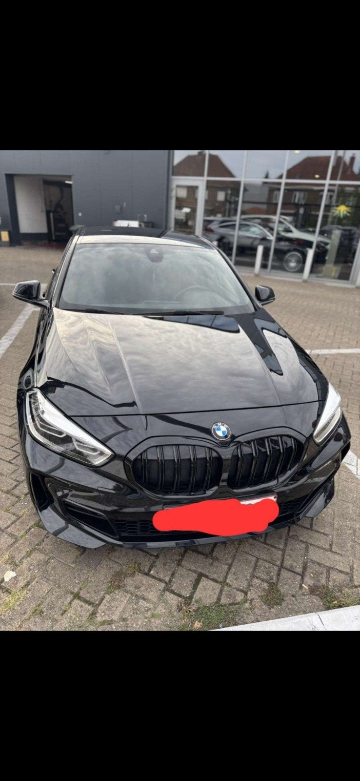 Bmw 116 i benzine automatische versnellingen, Auto's, BMW, Automaat, 1 Reeks, Zwart, Parkeerassistent