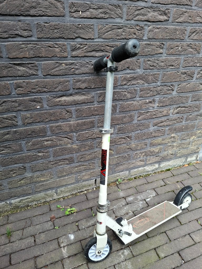 Witte Optimum step (inklapbaar & verstelbaar), Ophalen, Gebruikt, Gewone step, Optimum