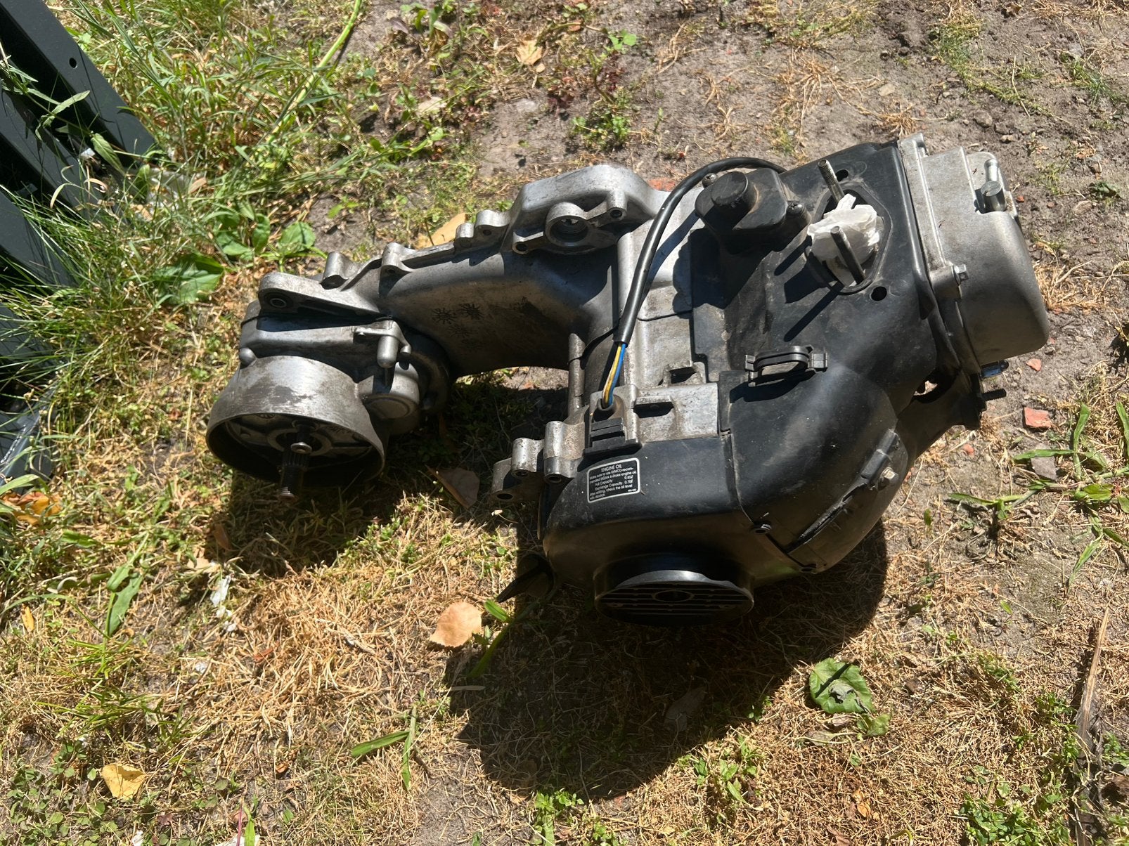 Motorblok scooter, Ophalen, Gebruikt
