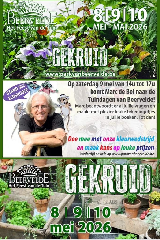 3 x Kaarten voor Tuindagen Beervelde, Tickets en Kaartjes, Drie personen of meer, Ticket of Toegangskaart