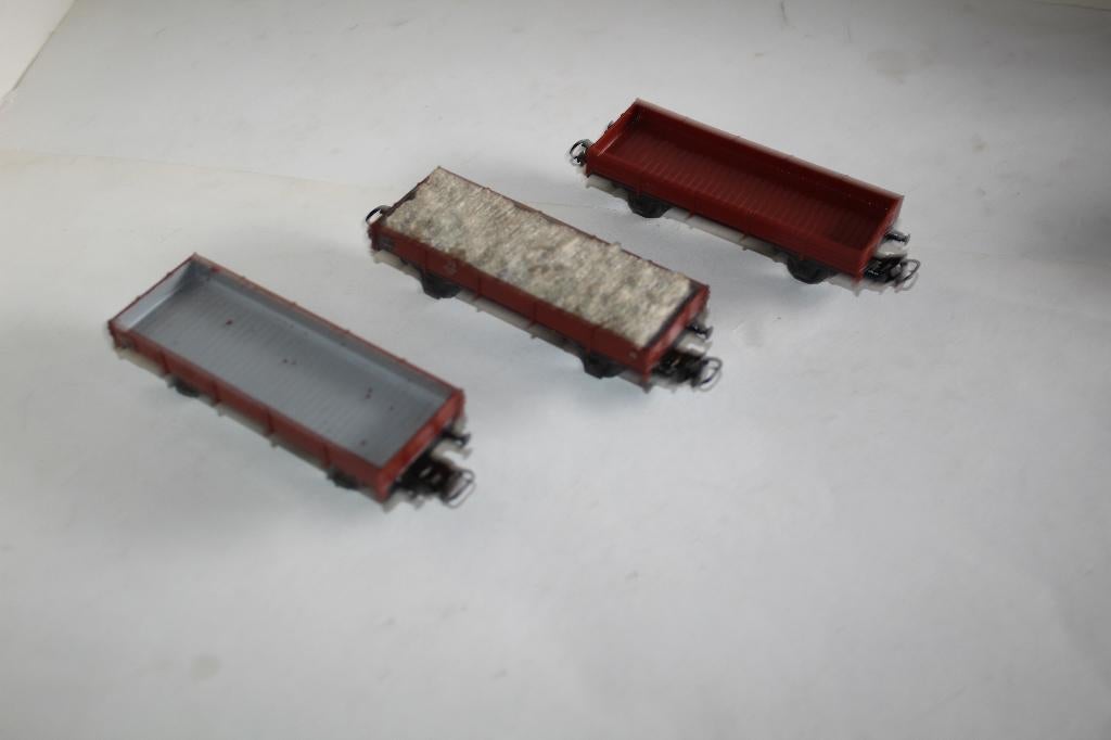 marklin ho 3 wagons plat, Hobby & Loisirs créatifs, Trains miniatures | HO, Enlèvement ou Envoi, Courant alternatif, Wagon, Utilisé