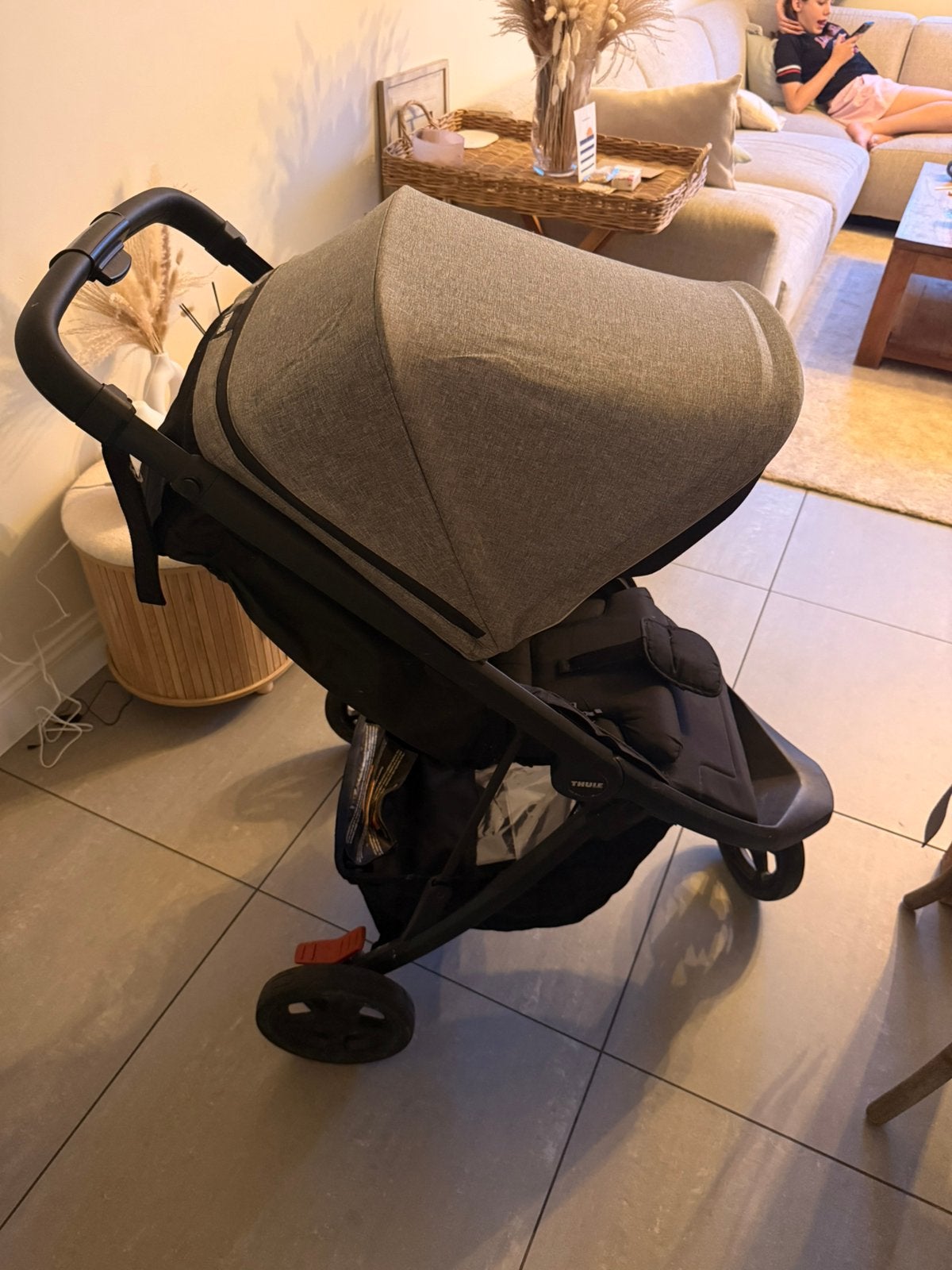 Thule kinderwagen, Gebruikt, Zonnekap, Ophalen, Overige merken