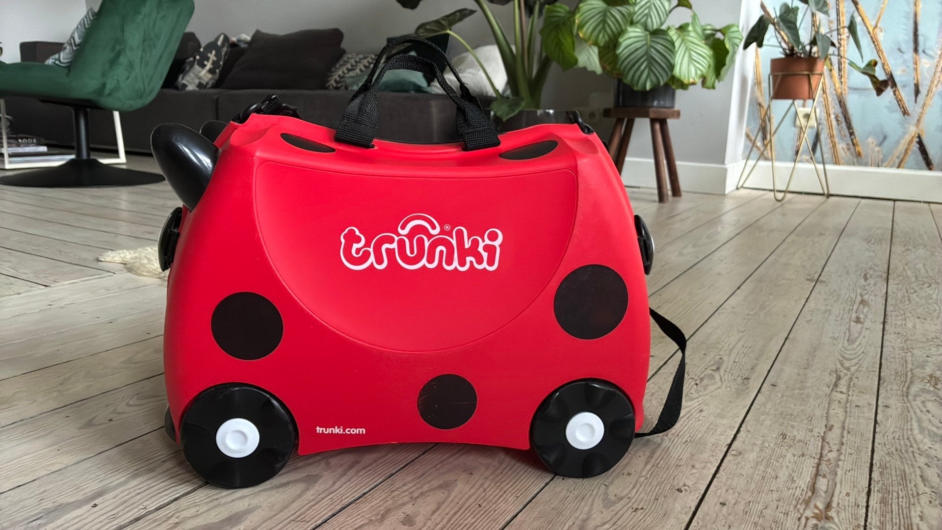 Trunki ride-on handbagage, 40 tot 60 cm, Minder dan 35 cm, Minder dan 20 cm, Zo goed als nieuw