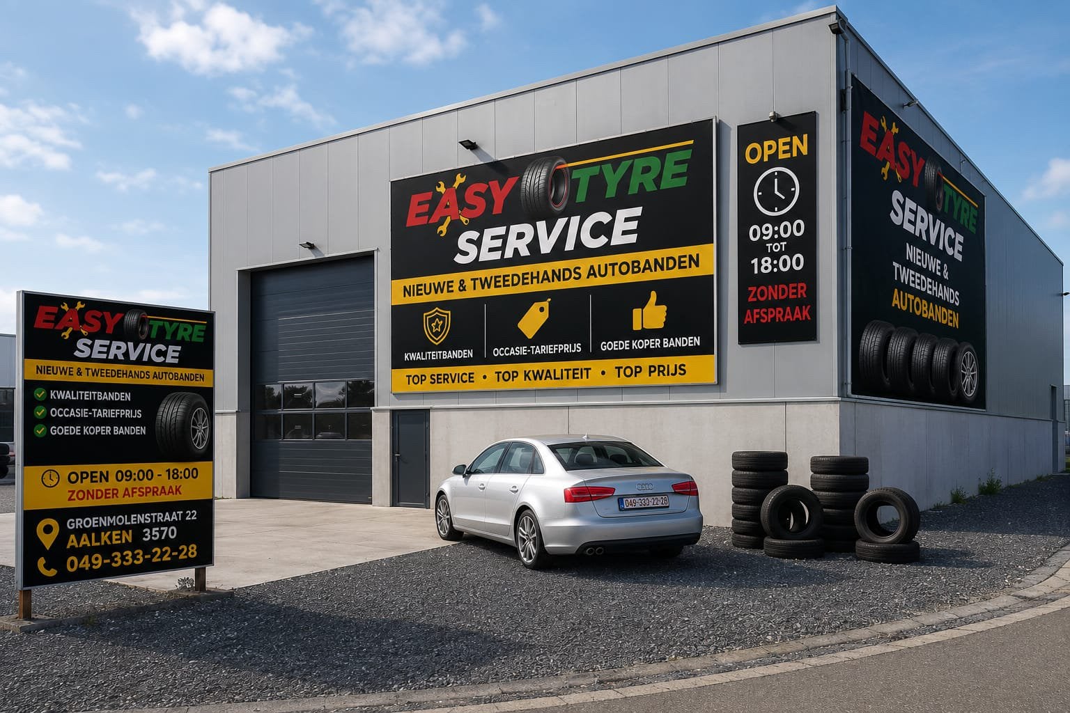 Groenmolenstraat 22, 3570 Alken  0493 33 22 28, Auto-onderdelen, Banden en Velgen, Ophalen of Verzenden, Band(en)