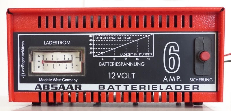 Chargeur de batterie Absaar 12 volts 6 ampères, Enlèvement ou Envoi, Daihatsu