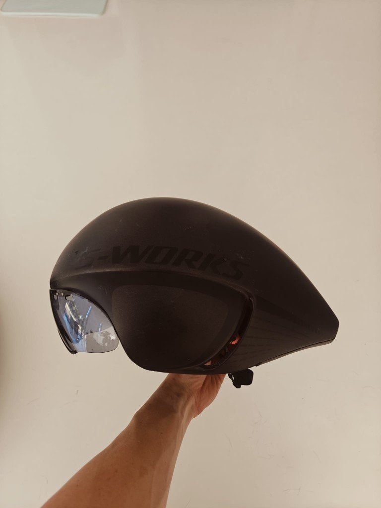 TT helmet S WORKS, Fietsen en Brommers, Ophalen, Overige maten, Specialized s-works, Zo goed als nieuw