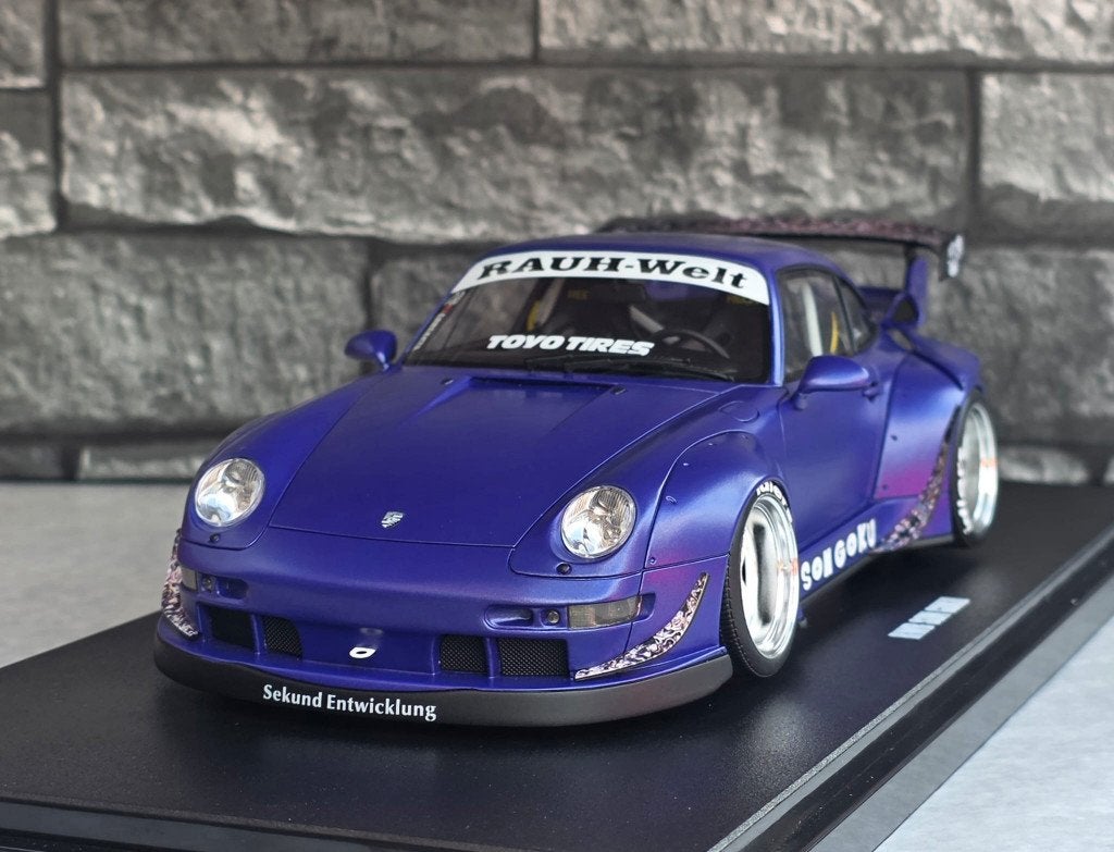 porsche RWB SON GOKU 1/18ème, Hobby en Vrije tijd, Overige merken, GT spirit, Auto, Nieuw