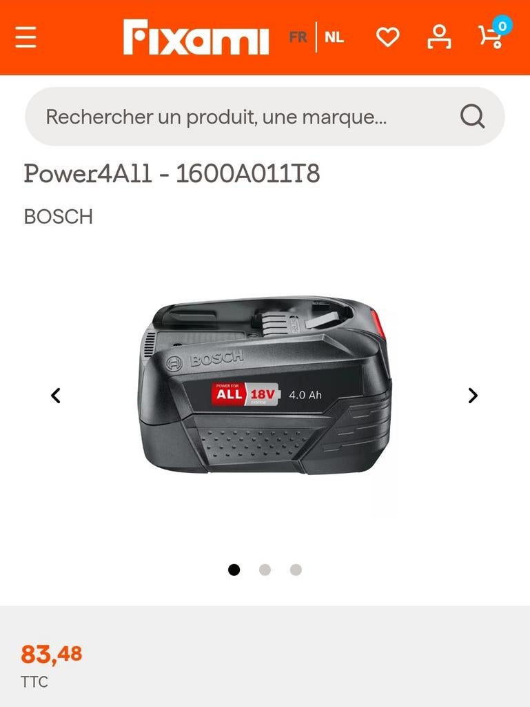 Outils électriques

Batteries

Bosch 18 V Li-Ion Batterie -, Bricolage & Construction