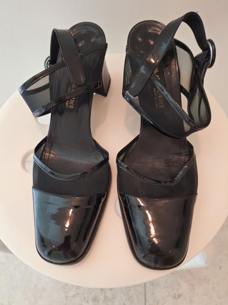Dames feestschoentje Laque zwart maat 38,5, Kleding | Dames, Schoenen, Ophalen, Zo goed als nieuw, Zwart, Dansschoenen