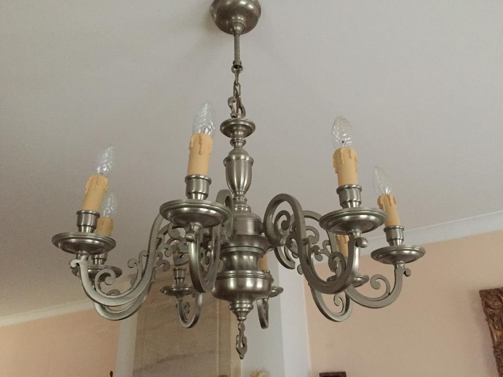 Kroonluchter 100€ + 2 tafellampen 80€ per lamp, Huis en Inrichting, Ophalen