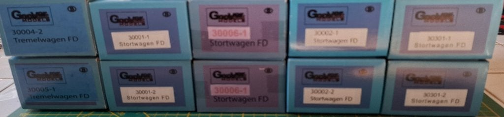 GOOVER Models 10 tremel- stortwagens FD, Ophalen of Verzenden, Zo goed als nieuw, Wagon, Overige merken
