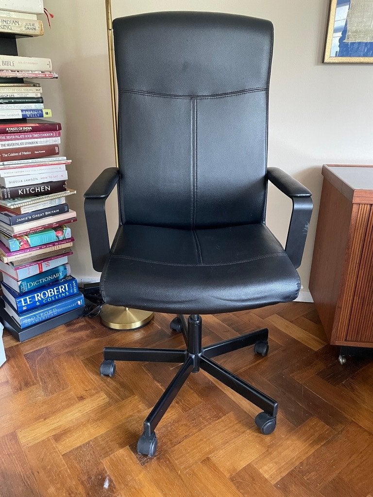 MILLBERGET Chaise de bureau pivotante, Maison & Meubles, Chaises de bureau, Utilisé, Chaise de bureau, Noir, Enlèvement