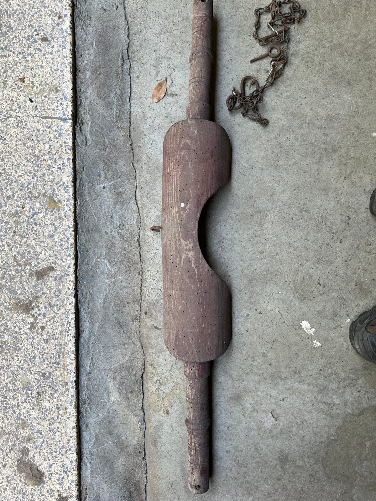 Houten juk, Ophalen