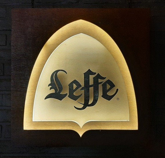 Leffe Lichtreclame LED, Verzamelen, Ophalen of Verzenden, Gebruikt, Reclamebord, Plaat of Schild, Leffe