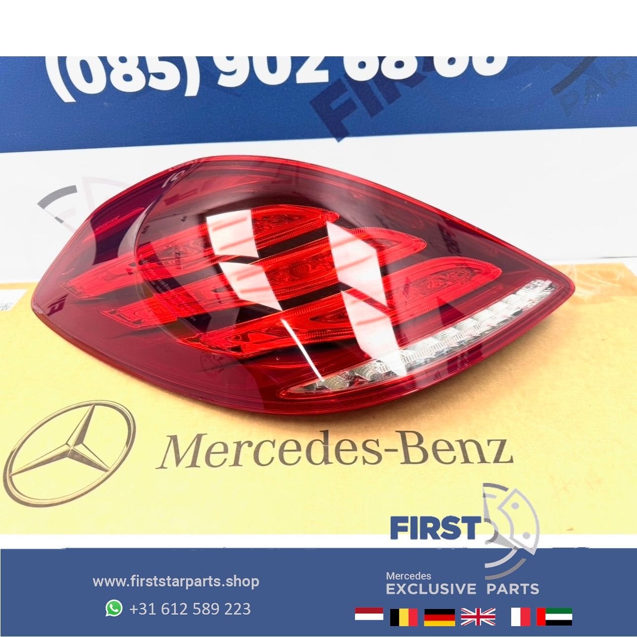 W222 S KLASSE ACHTERLICHT LINKS A2229065401 VOL LED LINKER A