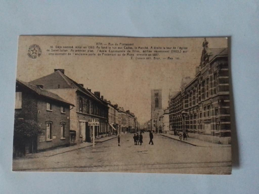 ATH RUE DU PINTAMONT, Envoi, 1920 à 1940, Non affranchie, Hainaut