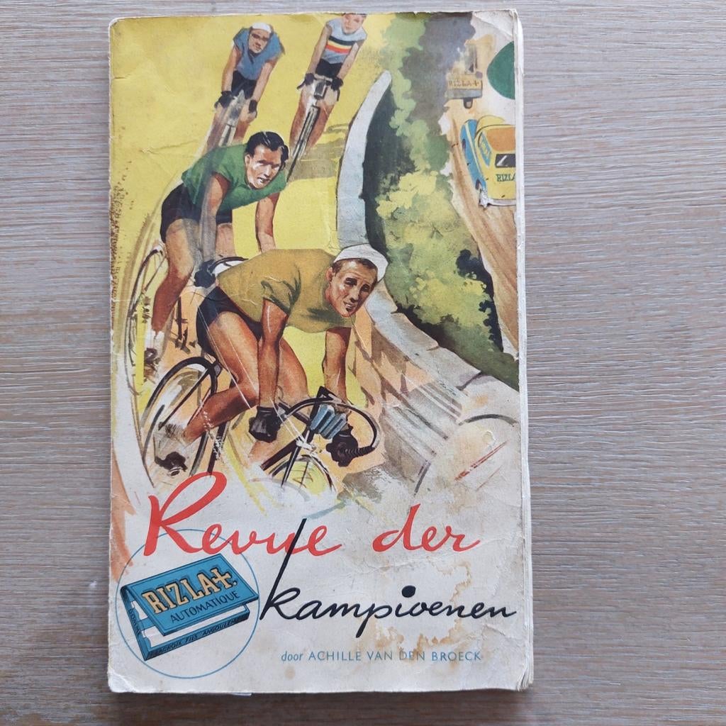 Oud album zonder prentjes wielrenners Rizla., Verzamelen, Ophalen of Verzenden