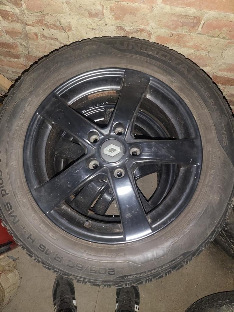 Renault velgen met goede banden, Auto-onderdelen, Banden en Velgen, Ophalen of Verzenden, Band(en)