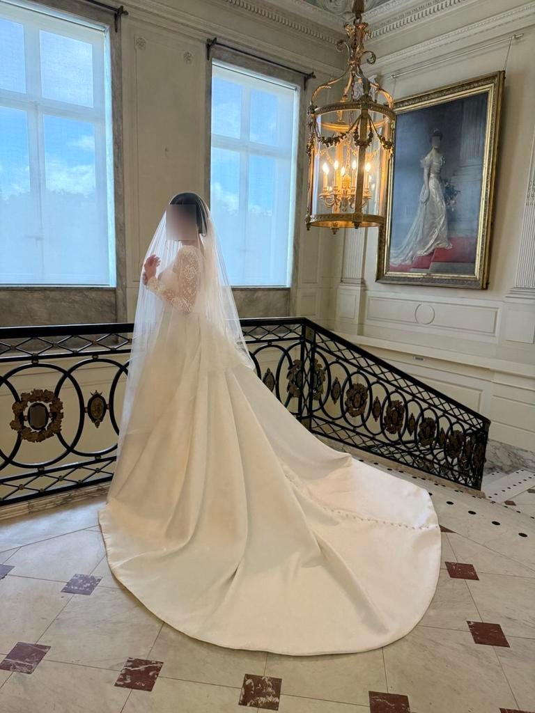 Wedding dress, Kleding | Dames, Ophalen of Verzenden, Zo goed als nieuw, Wit, Trouwjurk